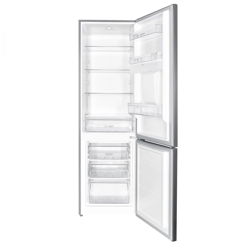 Combina Frigorifica Samus SCX344ED, 260 L, Termostat Reglabil, 3 sertare la congelator, Clasa E, H 180 cm (Argintiu)