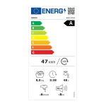 Masina de spalat rufe Samus WSLI-8144,8 Kg, Motor Inverter, Slim, 15 Programe, 1400 rotatii, Clasa energetica A, Termostat reglabil, Program ECO 40-60°C, Blocare acces copii
