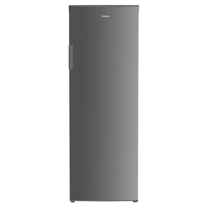 Congelator Samus SCGX337E, 242 L, Clasa energetica E, Dezghetare manuala, Termostat reglabil, 7 sertare, H 170 cm, Inox
