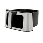 Friteuza cu aer cald Samus AF5-S1400DW, 5 l, 1400 W, Display LED, 7 programe, Temperatura 80-200 C, Tehnologie Fry Force 360° (Negru/Argintiu)