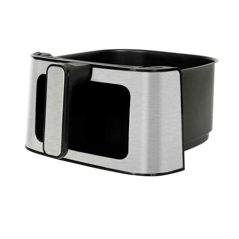 Friteuza cu aer cald Samus AF5-S1400DW, 5 l, 1400 W, Display LED, 7 programe, Temperatura 80-200 C, Tehnologie Fry Force 360° (Negru/Argintiu)