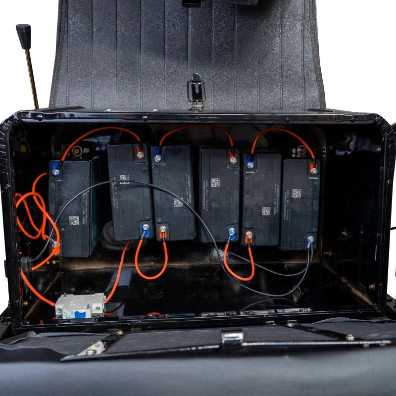 Triciclu Electric Cargo RURIS Pilot 3110N – Motor Electric 2000W, Baterie 72V 32Ah, Autonomie 80 km, Sarcina 300 kg, viteza maxima de 25 km/h, conform reglementarilor UE, fara permis, negru