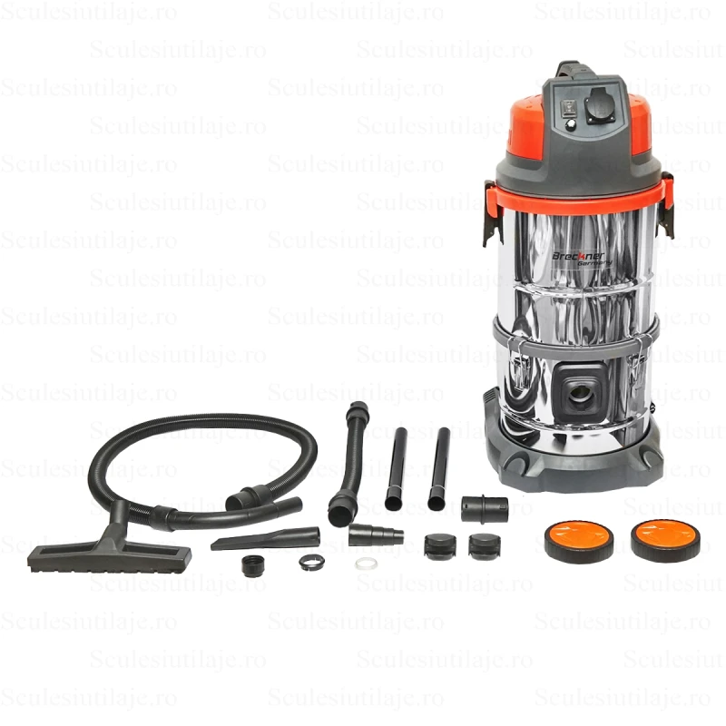 Aspirator profesional industrial volum 38L 220V 1400W corp din inox Breckner Germany