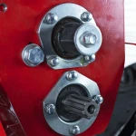Motocultor Rotakt Partizan RO15R 2-PTO, motor 15CP, benzina 2+1 viteze, latime lucru 56-135 cm, freze roti cauciuc 5.00-12, capota far led
