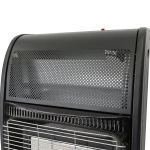 Soba pe gaz Samus RS421, GPL, 3 trepte de putere 1.55/2.9/4.2 kW, Senzor de prezenta a flacarii, Tip aprindere: piezo-electrica, Negru