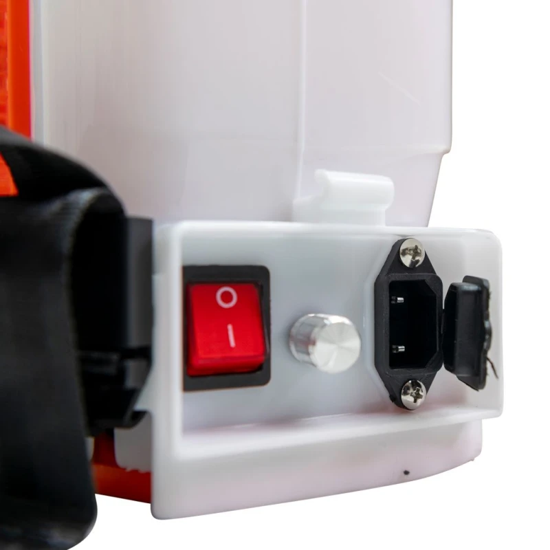 Pulverizator Electric RSE 1200, 12L, 12V 8Ah, autonomie 4h, lance metalica cu manometru si display