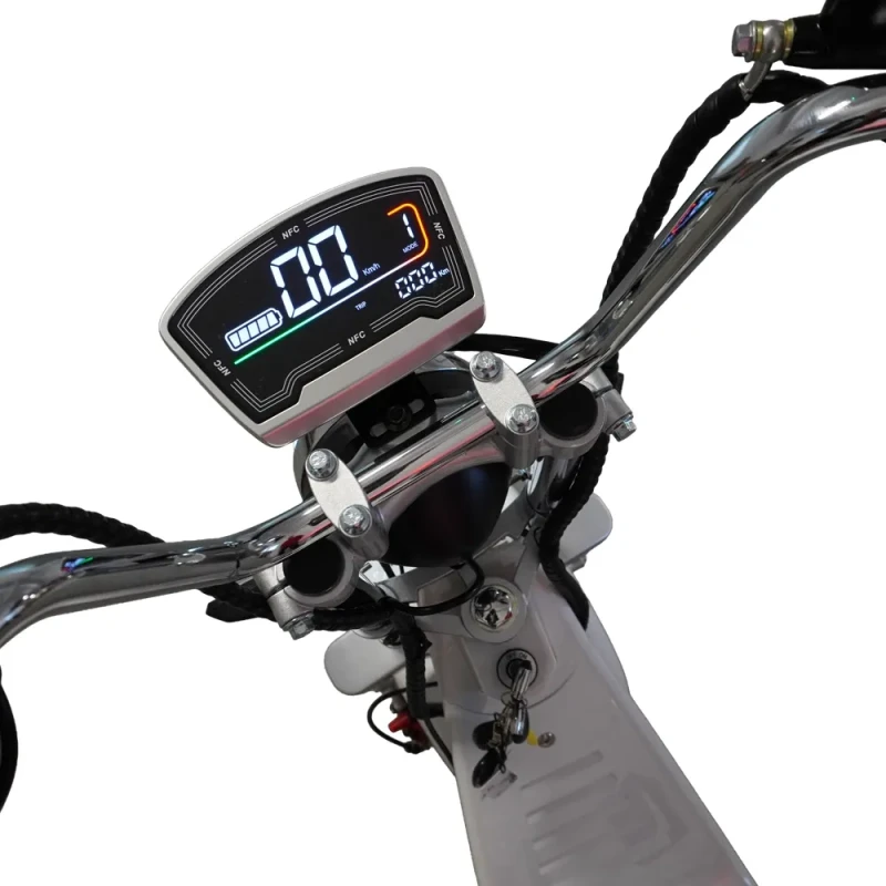 Scuter Electric Rotakt Cruiser 1500W – Autonomie 66 km, Baterie Litiu-Ion 60V 20Ah, viteza maxima de 25 km/h, conform reglementarilor UE, fara permis