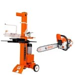 Pachet Expertul Lemnului – Despicator vertical RURIS DLV 900, 9 tone, 3000 W + Motoferastrau DAC 456 RS, 3 CP, 45 cc, sina 40 cm