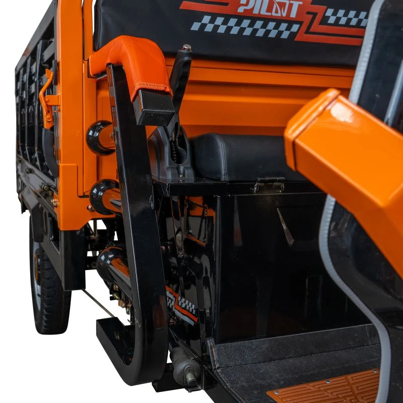 RURIS Pilot 3130N – Triciclu Electric Cargo cu Motor 3600W, Baterie 72V 58Ah, Autonomie 80 km, Capacitate 603 kg, Frana Fata Disc / Spate Tambur, viteza maxima de 25 km/h, conform reglementarilor UE, fara permis, negru