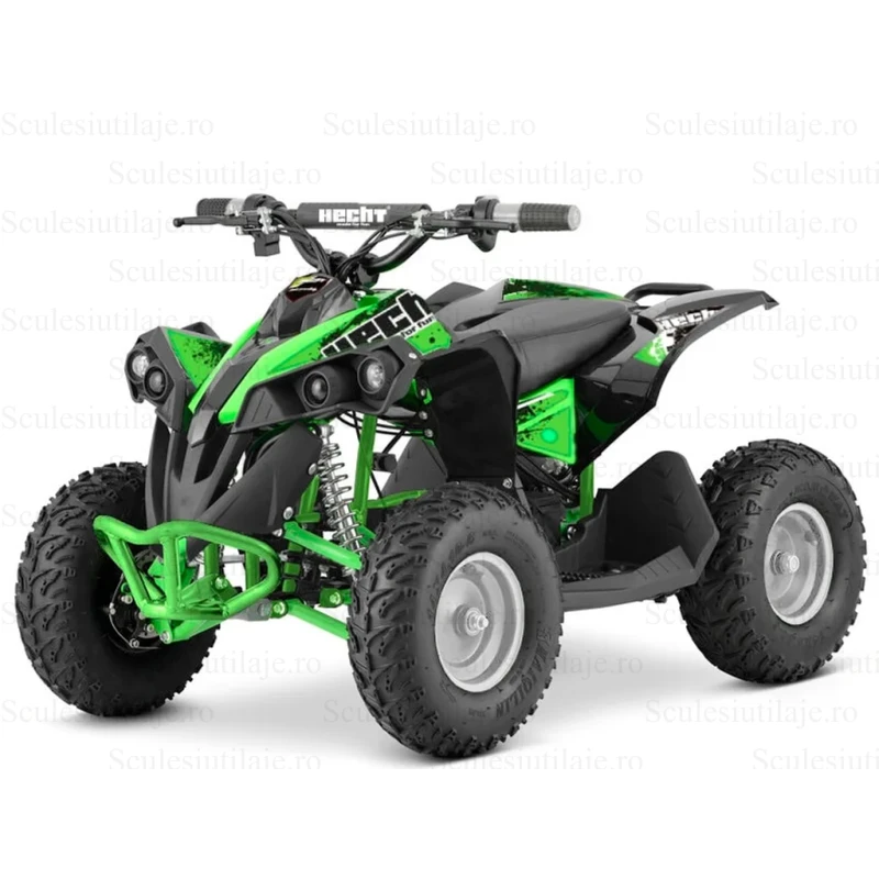 ATV electric Hecht 51060 Green, acumulator 36 V, 12 Ah, viteza maxima 35 km/h, capacitate max 70 kg