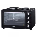 Cuptor electric Albatros A45BP2, 45 L, 1800 W + 2 arzatoare 1000/700 W (Negru)