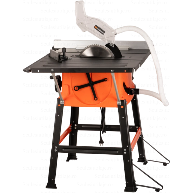 Fierastrau Circular de Masa Evotools TS 1800, 1800W, Disc 250mm, Taiere 85mm la 90°, Turatie 4500rpm, Masa 645x1002mm, 230V