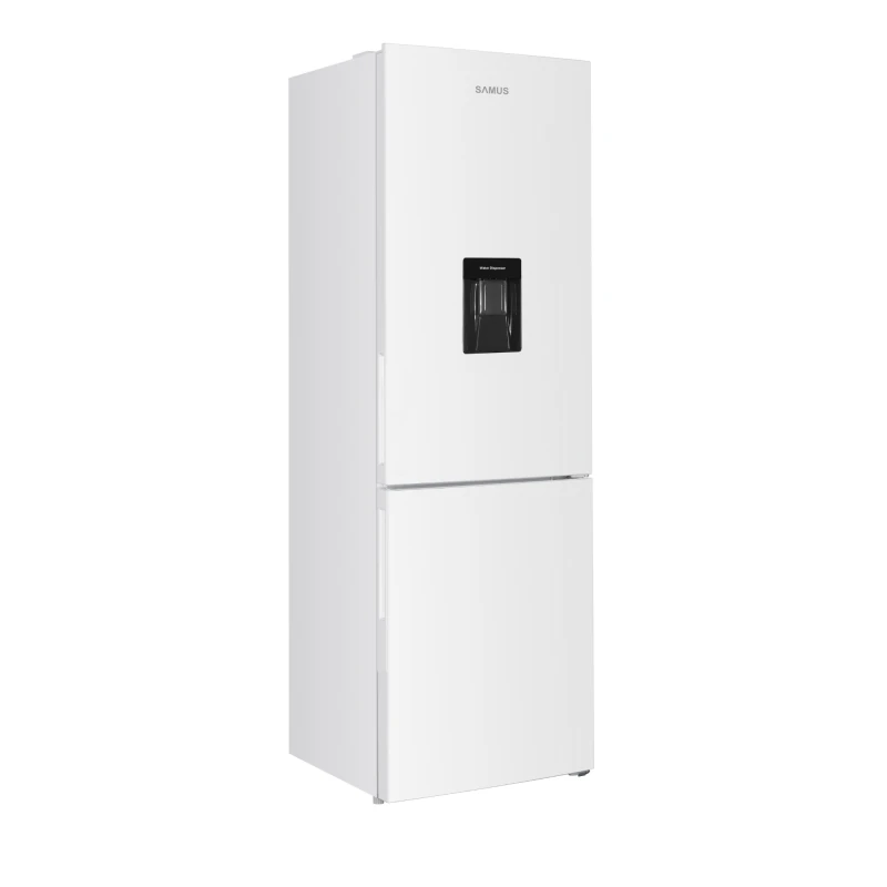 Combina frigorifica Samus SCW396NFDE, 286 l, Clasa E, Dozator de apa, Full No-Frost, Lumina LED, H 186 cm (Alb)