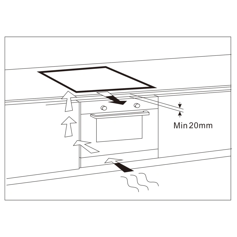 Plita incorporabila Samus PSVE-64BG3, Vitroceramica, 4 arzatoare, 60 cm, Touch Control, Timer, Negru