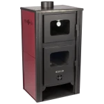 Semineu pe Lemne cu Cuptor si Termometru Evotools Plus EcoDesign, 12 kW, randament 84%, suprafata incalzita 85 m²