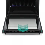 Aragaz Samus SM561ABS, 4 Arzatoare gaz, Cuptor gaz, Siguranta plita si cuptor, Geam dublu la cuptor, Alb