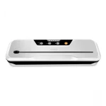 Aparat de vidat si sigilat Samus VACUUMALL, 110 W, Capacitate pompa ~ 80 kpa (9 litri/min), Setare tip aliment, sigilare, vidare + sigilare, conexiune la vid extern, Rezervor captare lichid (15 ml)