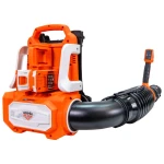 Suflanta pe acumulator RURIS 1284e Power Alfa UP, motor fara perii, 2x20V 4Ah Li-Ion, 4 viteze + Turbo, 1100 m3/h, 70 m/s, tub telescopic, incarcator dublu inclus