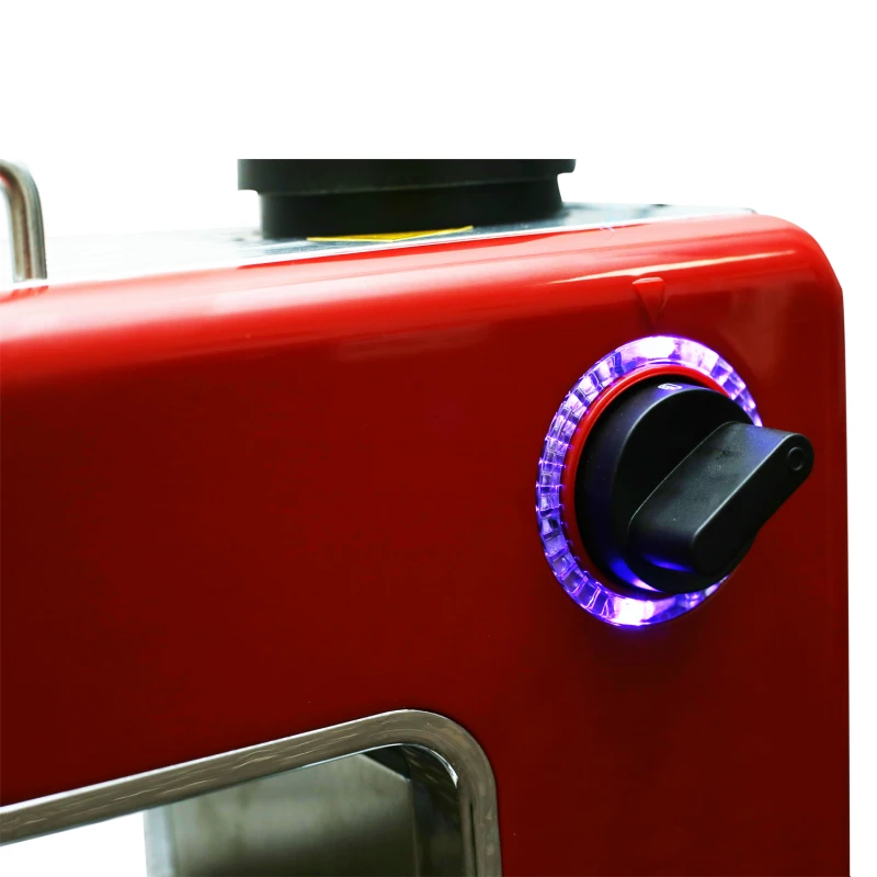 Espressor Samus Caffeccino, 3.5 bar, 800 W, Rosu / Inox