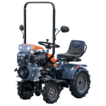 Motocultor Ride-On 4x4 R1200 Evotools PLUS, motor diesel 12CP Koop, cutie 3+1 viteze, far LED si sistem de franare hidraulic