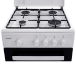 Samus Aragaz SM 450 ABS, 4 arzatoare, cuptor pe gaz, siguranta plita + cuptor, alb