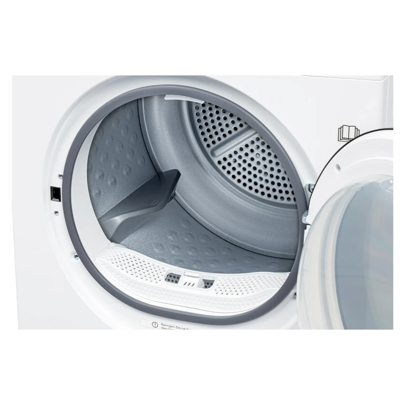 Uscator de rufe Samus SADP-835, Pompa de caldura, 8 kg, 15 programe, Clasa D, Igienizare UV (Alb)