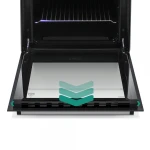 Aragaz Samus SM561APBS, Montat pentru utilizare cu GPL, Culoare alba 50 x 60 cm,4 arzatoare pe gaz, Cuptor pe gaz, Siguranta plita + cuptor, Aprindere electrica plita