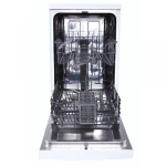 Masina de spalat vase Samus SDW46.6, 9 seturi, clasa E, 6 programe, latime 44.8 cm, optiune incarcare pe jumatate, control electronic cu leduri, pornire intarziata, blocare acces copii, alb