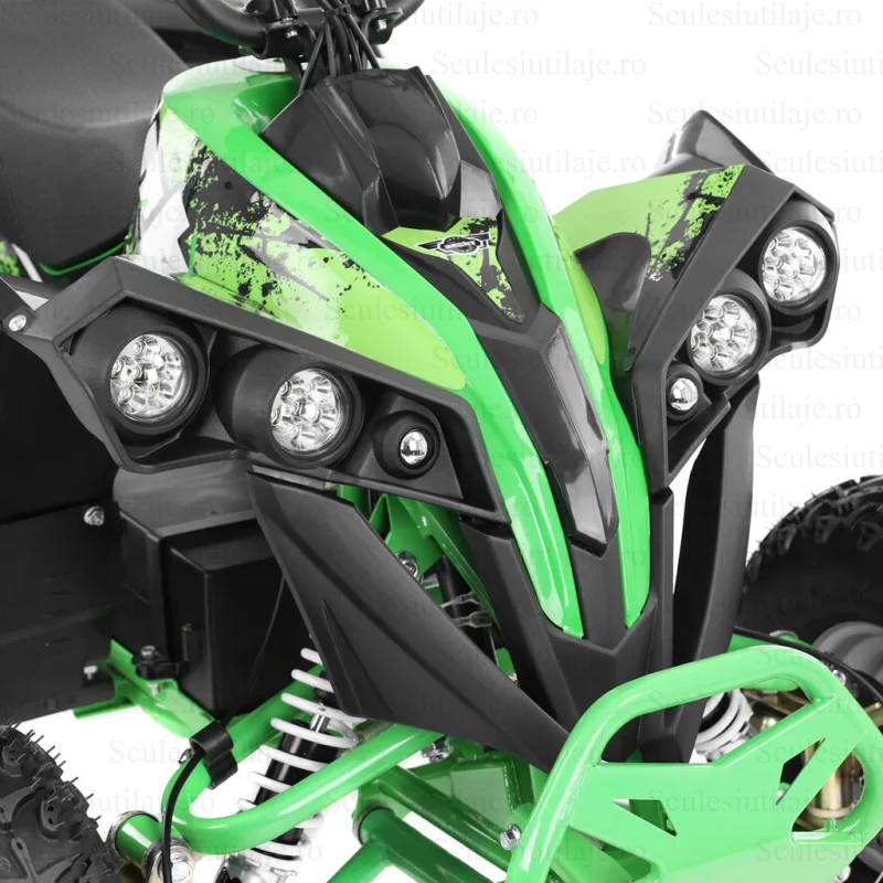 ATV electric HECHT 56120 Green - 1200W, 48V, autonomie 15 km, incarcare maxima 65 kg