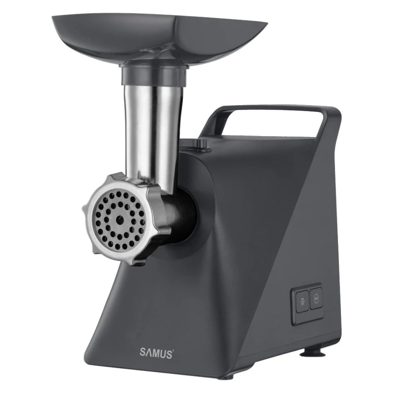 Masina de tocat Samus SMT-1215GRAY, 1200 W, 3 site metalice, Piciorue antialunecare, Numar viteze 1 + revers