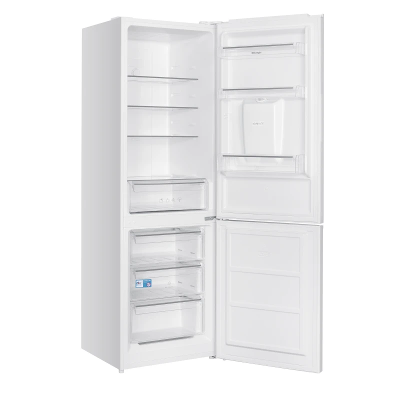 Combina frigorifica Samus SCW396NFDE, 286 l, Clasa E, Dozator de apa, Full No-Frost, Lumina LED, H 186 cm (Alb)