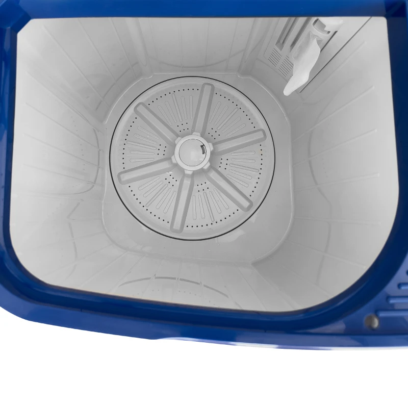 Masina de spalat rufe semiautomata Albatros WMS 5.3, Capacitate rufe uscate 5 Kg, Capacitate rufe storcere 2.5 Kg (Alb/Albastru)