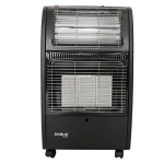 Soba pe gaz Samus RS422Q, alimentare la butelie, aprindere piezoelectrica, 3 trepte de putere, senzor lipsa oxigen, senzor prezenta flacara, culoare negru