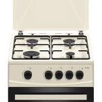Aragaz Albatros AL452BCS, 4 Arzatoare gaz, Cuptor gaz, Siguranta plita si cuptor, Geam dublu la cuptor, Bej