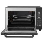 Cuptor electric Samus CSDN-48BRCL3, 48 L, 1800 W, 12 programe, Timer, Afisaj electronic, Rotisor, Convectie (Negru)