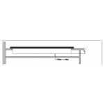 Samus Plita incorporabila PSG-32SX, Gratar din fonta, 2 arzatoare pe gaz, Sistem de siguranta, Aprindere electrica, Inox
