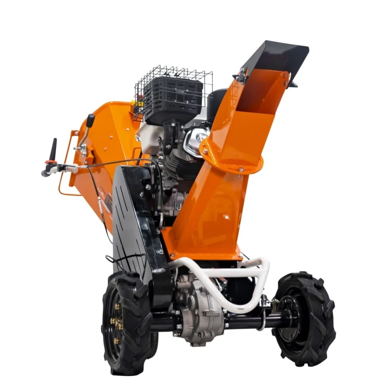 Tocator de crengi si resturi vegetale RURIS ST500 PLUS cu motor 15 CP si diametru taiere 100 mm