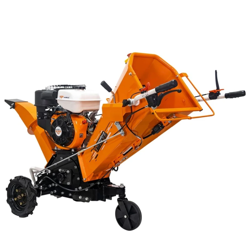 Tocator de crengi si resturi vegetale RURIS ST500 PLUS cu motor 15 CP si diametru taiere 100 mm