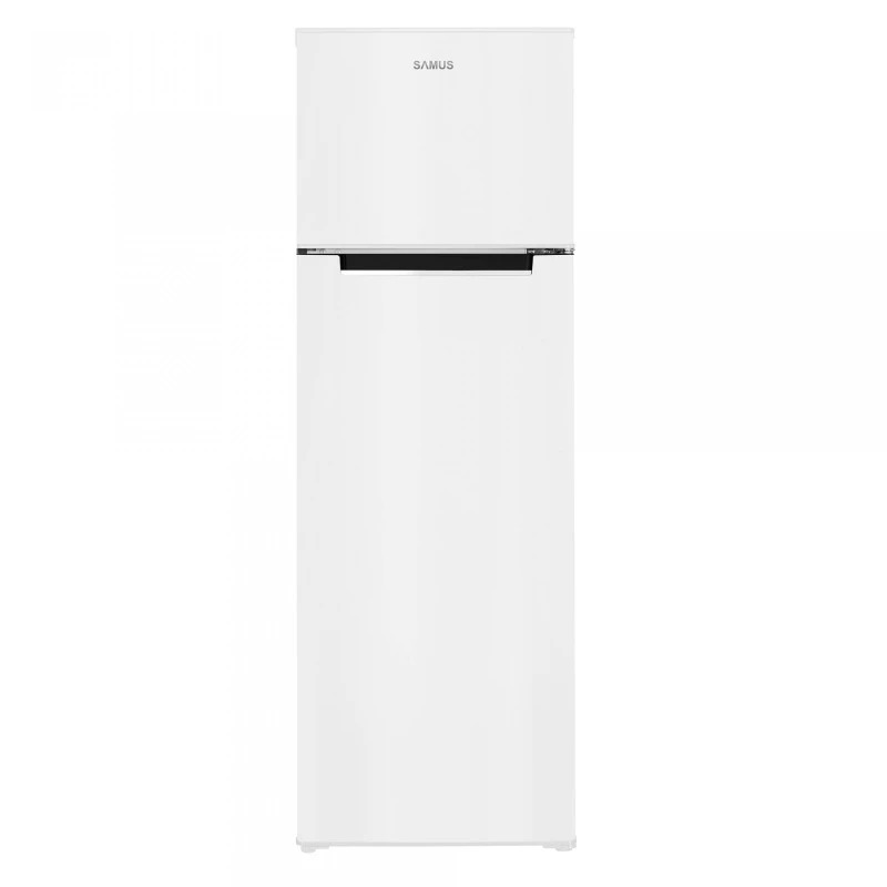 Frigider cu doua usi Samus SW346E, 248 l, Clasa E, Lumina LED, Usi reversibile (Alb)