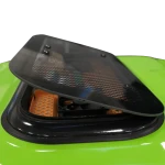 Triciclu electric pick-up Rubo ME3000, motor brushless 3000 W, putere maxima 4900 W, autonomie pana la 130 km, cu volan, viteza maxima de 25 km/h, conform reglementarilor UE, fara permis