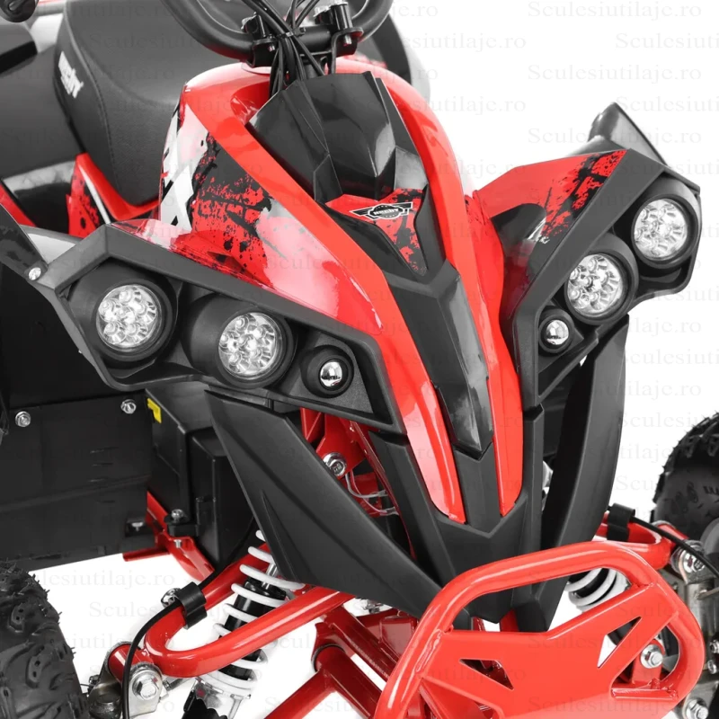 ATV electric HECHT 56120 Red - 1200W, 48V, autonomie 15 km, incarcare maxima 65 kg