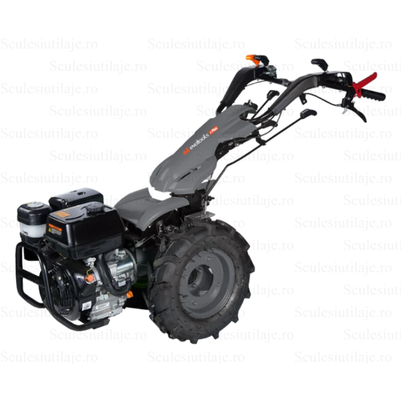 Motocultivator Evotools PLUS MT370A, motor benzina Loncin, 4 timpi, 420 CC, 15 CP, 11.1 kW, 5 trepte viteza, pornire la cheie, diferential blocabil