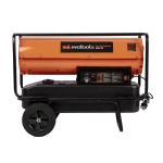 Tun de Caldura pe Motorina MFA EvoTools, 50 kW, termostat ajustabil, display temperatura, debit aer pana la 780 mc pe ora