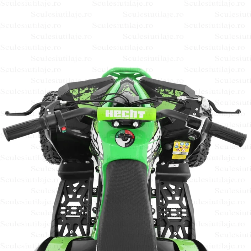 ATV electric HECHT 56120 Green - 1200W, 48V, autonomie 15 km, incarcare maxima 65 kg
