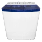 Masina de spalat rufe semiautomata Albatros WMS 5.3, Capacitate rufe uscate 5 Kg, Capacitate rufe storcere 2.5 Kg (Alb/Albastru)