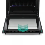 Aragaz Samus SM561ANS, 4 Arzatoare gaz, Cuptor pe gaz, Siguranta plita si cuptor, Geam dublu la cuptor, Alb