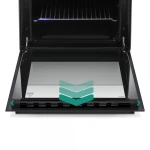 Aragaz Samus SM561XPBS, 4 Arzatoare gaz, Cuptor gaz, Aprindere electrica plita, Timer, Sigurante plita si cuptor, Inox/ Argintiu