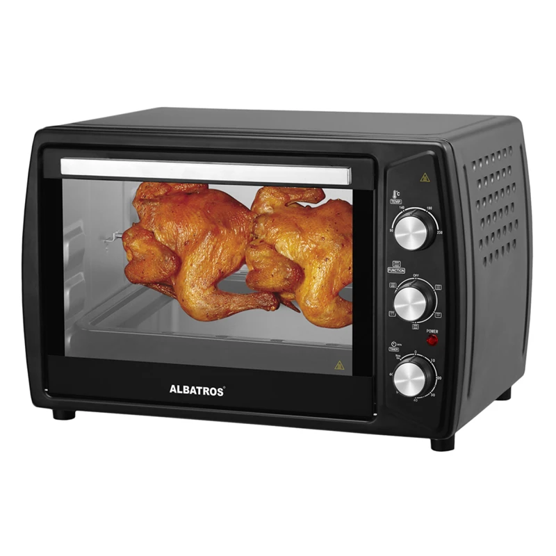 Albatros Cuptor electric A63BRC2, 63 litri, negru, rotisor, convectie