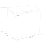 Lada frigorifica Albatros LA319E, 287 L, Clasa E, Fast Freeze, Termostat reglabil, Dubla functionalitate (frigider/congelator), Dezghetare manuala (Alb)