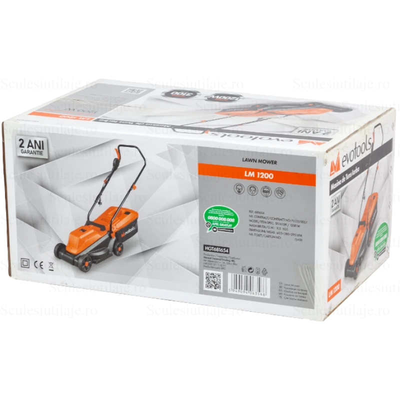 Masina de Tuns Iarba LM 1200 EPTO / P[W] – 1200W, diametru taiere 320 mm, 3 trepte inaltime, 9.5 kg